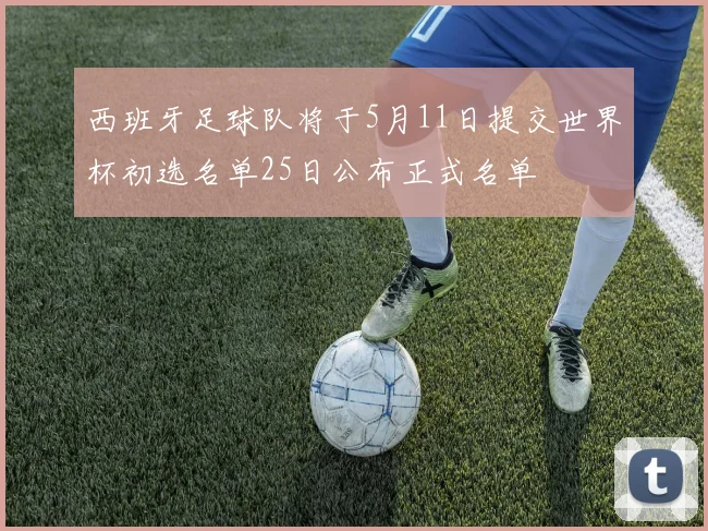 西班牙足球队将于5月11日提交世界杯初选名单25日公布正式名单